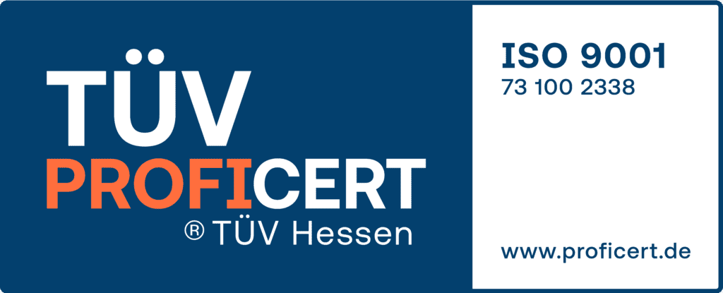 TÜV PROFICERT ISO 9001